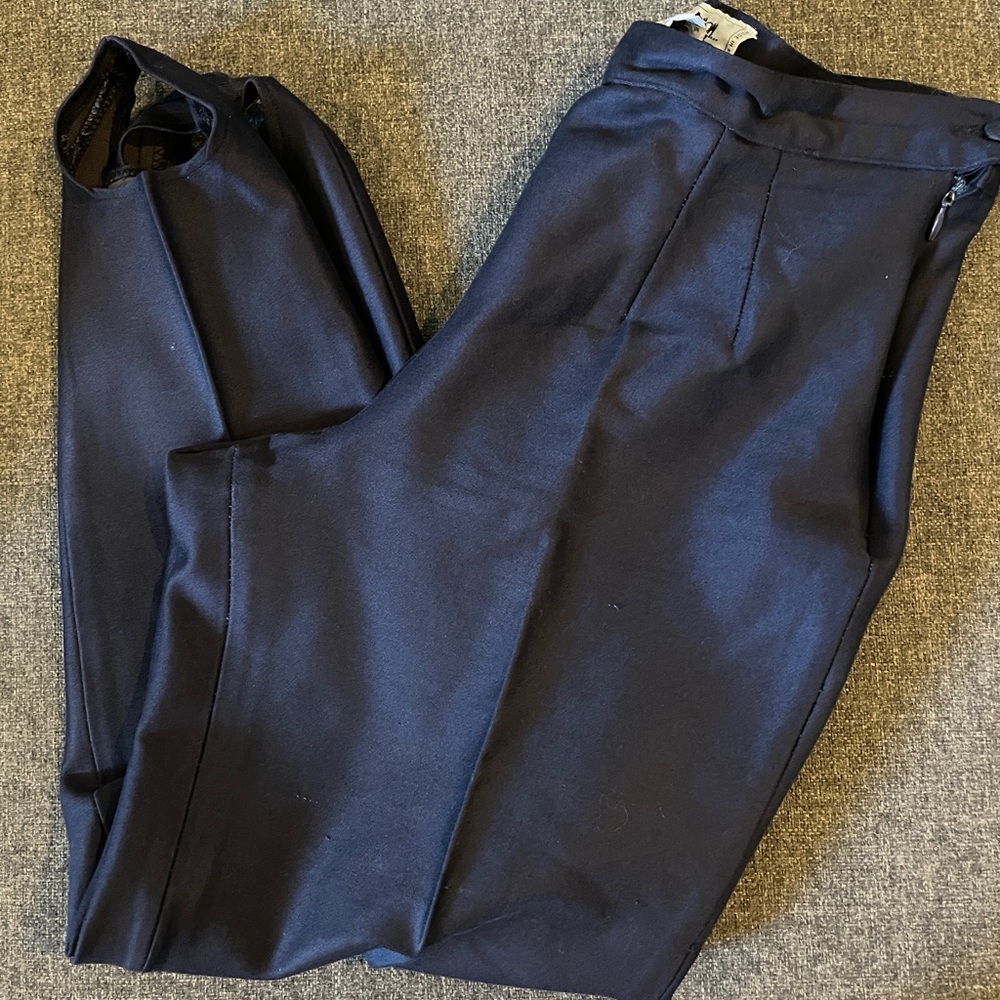 Votre Nome navy stirrup leggings size 12